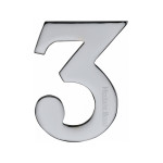 M Marcus Heritage Brass Numeral 3 - 51mm Self Adhesive